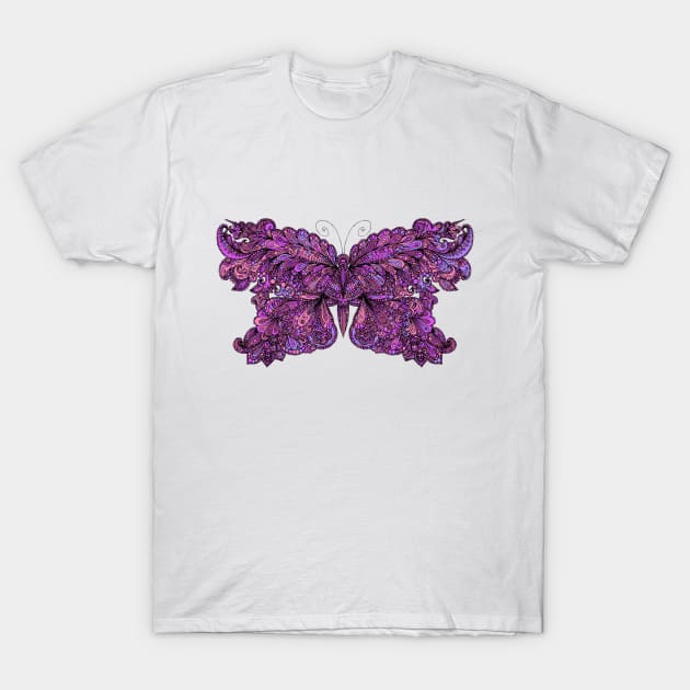 butterfly T-Shirt by NadiiaGogol